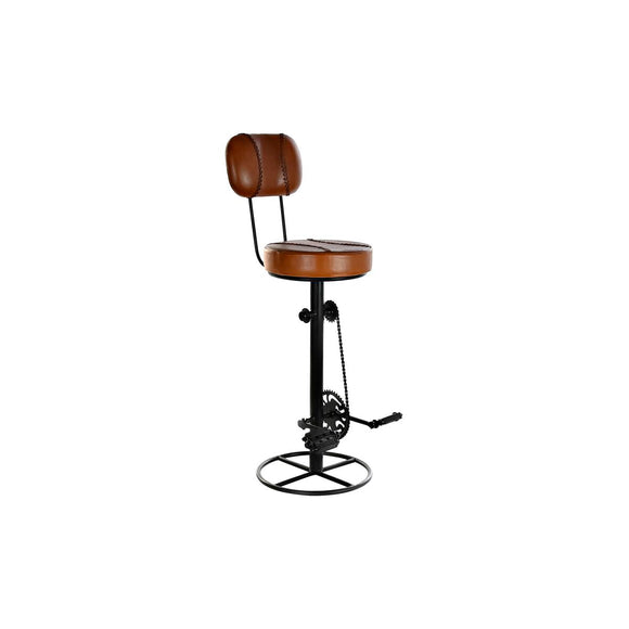 Stool DKD Home Decor Brown Black Metal 45 x 45 x 118 cm-0