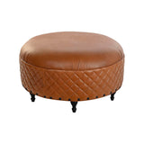 Footrest DKD Home Decor Brown Wood Vintage 94 x 94 x 54 cm-0