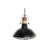 Ceiling Light DKD Home Decor 52 x 52 x 57 cm Black Brown Iron Mango wood 50 W-0