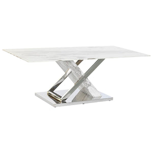 Centre Table DKD Home Decor Crystal Steel 120 x 60 x 42 cm-0
