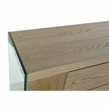 Centre Table DKD Home Decor Crystal walnut (130 x 70 x 42 cm)-1