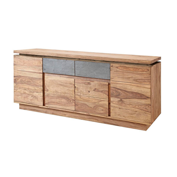 Sideboard DKD Home Decor Grey Natural Wood 175 x 45 x 72 cm-0