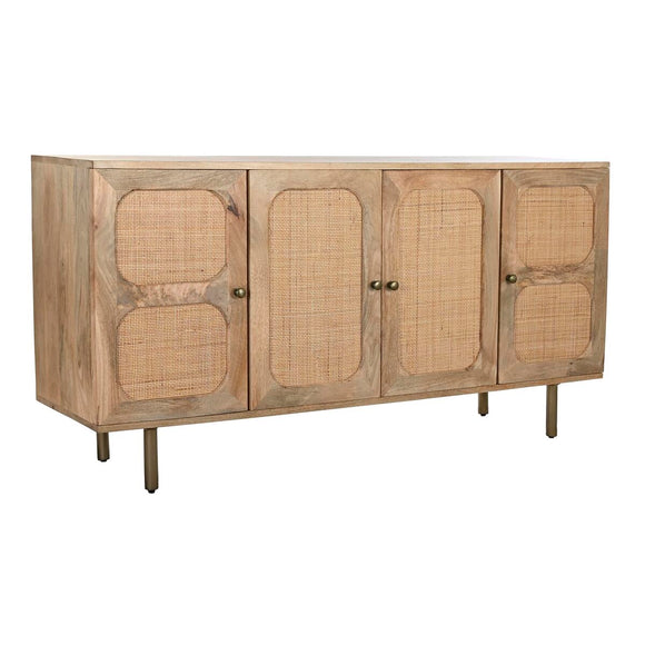 Sideboard DKD Home Decor Wood Mango wood Brown Natural 150 x 40 x 76 cm-0