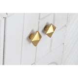 Sideboard DKD Home Decor White Brass Mango wood 157 x 43 x 84 cm 153 x 43 x 84 cm Rhombus-7