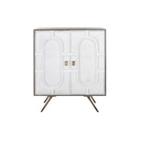 Sideboard DKD Home Decor White Grey Golden Brass Mango wood 93 x 41 x 114 cm-1