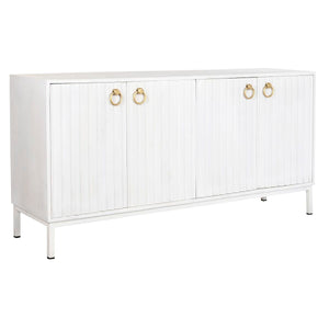 Sideboard DKD Home Decor Metal White Mango wood (152 x 40 x 77 cm)-0