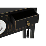 Console DKD Home Decor White Black Golden Metal Fir MDF Wood 63 x 28 x 83 cm-5