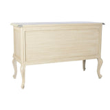 Chest of drawers DKD Home Decor 123 x 50 x 80 cm Beige Grey Dark grey Mango wood MDF Wood Romantic-4
