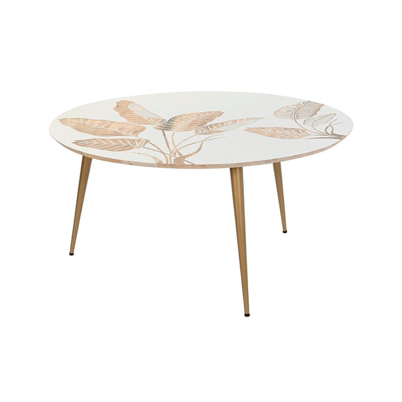 Centre Table DKD Home Decor Mango wood (90 x 90 x 45 cm)-0