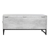 Chest DKD Home Decor Ceramic Grey White Mango wood (116 x 40 x 50 cm)-1