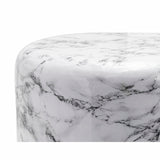 Side table DKD Home Decor Golden White Iron (50 x 50 x 45 cm)-1