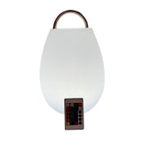 Solar lamp DKD Home Decor Black Polyethylene White (22 x 22 x 31,5 cm)-1