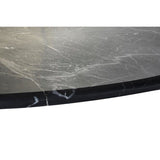 Dining Table DKD Home Decor Black Metal Marble 180 x 100 x 76 cm-3