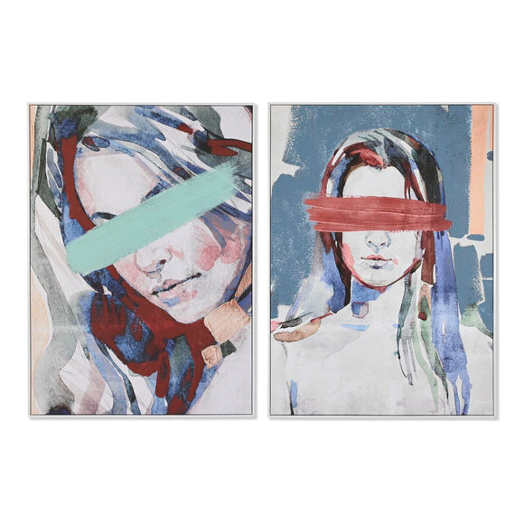 Painting DKD Home Decor polystyrene Canvas 103 x 4,3 x 143 cm-0