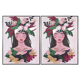 Canvas DKD Home Decor polystyrene Canvas 103 x 4,5 x 143 cm-0