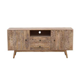 TV furniture DKD Home Decor Multicolour Natural Mango wood 155 x 40 x 70 cm-1