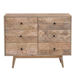 Chest of drawers DKD Home Decor Mango wood Arab (100 x 40 x 80 cm)-0