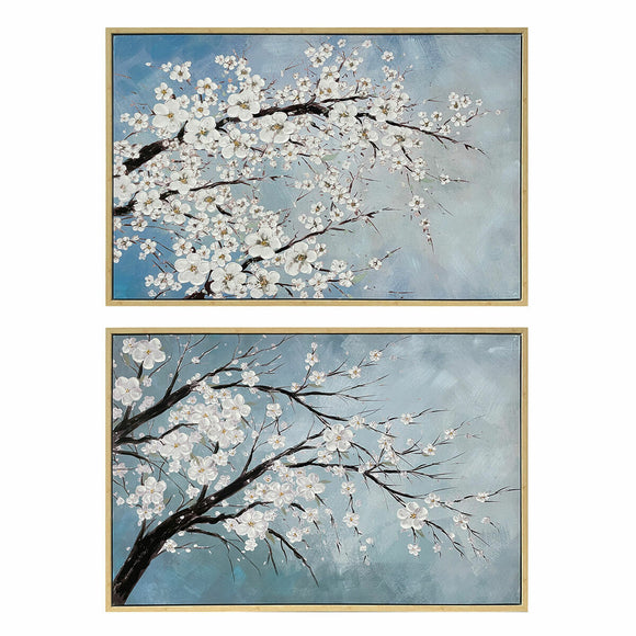 Canvas DKD Home Decor Tree 120 x 4 x 80 cm Oriental (2 Units)-0
