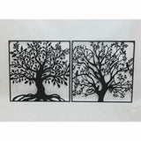 Wall Decoration DKD Home Decor Tree Metal (98 x 1 x 98 cm) (2 Units)-1