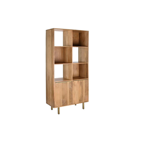 Shelves DKD Home Decor Golden Natural Mango wood 90 x 40 x 180 cm-0