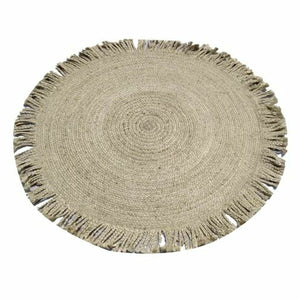 Carpet DKD Home Decor Natural Jute (200 x 200 x 1,5 cm)-0