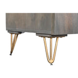 Sideboard DKD Home Decor Brown Metal Mango wood 177 x 45 x 77 cm-1