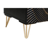 Sideboard DKD Home Decor Black Golden 81 x 45 x 75 cm-2