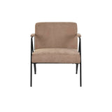 Armchair DKD Home Decor Metal Brown Polyester (64 x 69,5 x 76 cm)-1