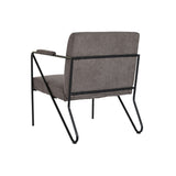 Armchair DKD Home Decor Grey Metal Polyester (64 x 69,5 x 76 cm)-5