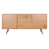 Sideboard DKD Home Decor Natural Metal MDF Wood 160 x 45 x 75 cm-2