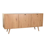 Sideboard DKD Home Decor Natural Metal MDF Wood 160 x 45 x 75 cm-1