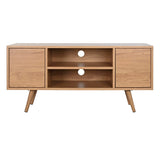 TV furniture DKD Home Decor Natural Metal MDF Wood 120 x 40 x 57 cm-2