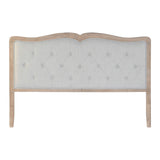 Headboard DKD Home Decor Light grey Oak 160 x 10 x 120 cm 180 x 10 x 120 cm-0