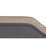 Headboard DKD Home Decor Dark grey Oak 180 x 10 x 120 cm-2
