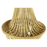 Ceiling Light DKD Home Decor Yellow Brown Metal MDF Wood 40 W 50 x 50 x 73 cm-3