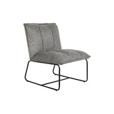 Armchair DKD Home Decor Black Grey Metal 66 x 71 x 77 cm-0