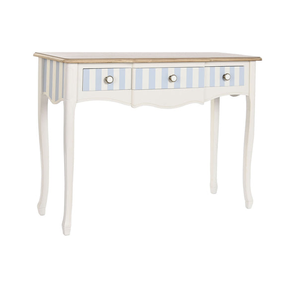 Console DKD Home Decor Ceramic White Sky blue (110 x 40 x 79 cm)-0