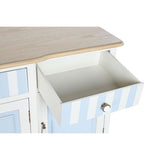 Sideboard DKD Home Decor White Sky blue (140 x 45 x 90 cm)-5