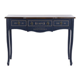 Console DKD Home Decor 110 x 40 x 79 cm Ceramic Brown Navy Blue Paolownia wood-1