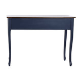 Console DKD Home Decor 110 x 40 x 79 cm Ceramic Brown Navy Blue Paolownia wood-5
