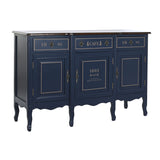 Sideboard DKD Home Decor Blue Brown Navy Blue Paolownia wood 120 x 48 x 60 cm 120 x 48 x 90 cm-0