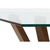 Centre Table DKD Home Decor Crystal Walnut Aluminium 130 x 70 x 42 cm-3