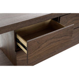 Sideboard DKD Home Decor Brown Transparent Crystal Walnut MDF Wood 160 x 45 x 80 cm-5