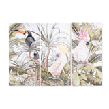 Painting DKD Home Decor Tropical 90 x 3 x 190 cm (3 Units)-0