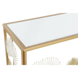 Console DKD Home Decor White Golden Metal Mirror 108 x 37 x 80 cm-1