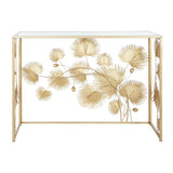 Console DKD Home Decor White Golden Metal Mirror 108 x 37 x 80 cm-5