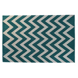 Carpet DKD Home Decor 160 x 230 x 2 cm Polyester Zigzag Bicoloured-0