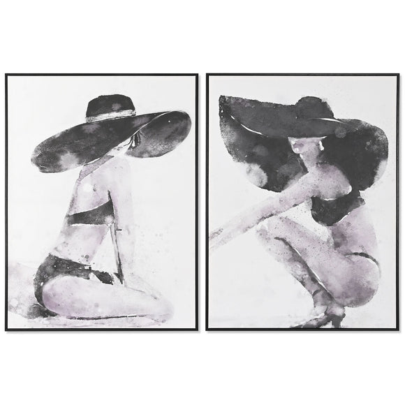 Canvas DKD Home Decor polystyrene Canvas 90 x 4 x 120 cm-0