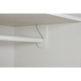 Cupboard DKD Home Decor 85 x 56 x 200 cm Natural White Rattan-2
