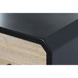 Chest of drawers DKD Home Decor Black Wood Modern (80 x 40 x 79,5 cm)-1